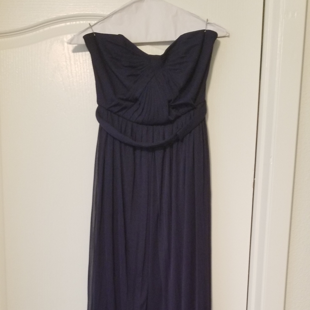 Multi way navy bridesmaid dress